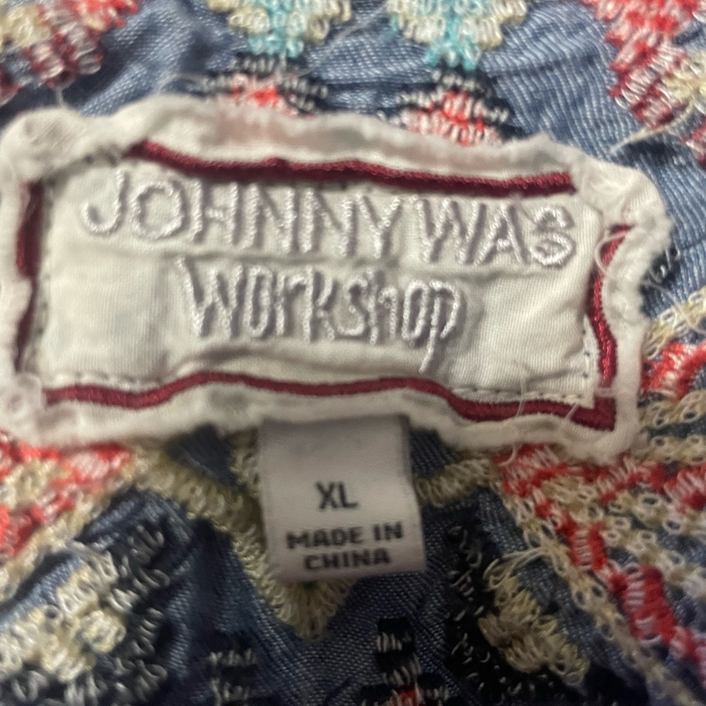 Johnny Was Mareen Chambray Kimono: XL - Picture 4 of 8